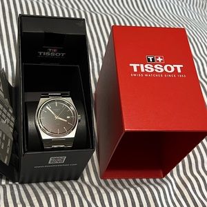 Flawless Tissot 40mm Quartz PRX Watch -Black Dial